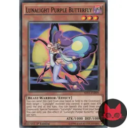 Yugioh Lunalight Purple Butterfly SHVI-EN009 Common 1st Edition NM - Image 1