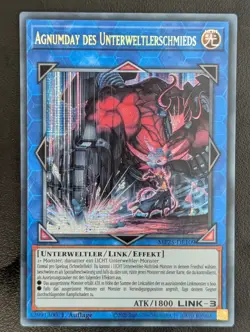 Agnumday des Unterweltlerschmieds MP25-DE109 Secret Rare DE NM YUGIOH - Image 1