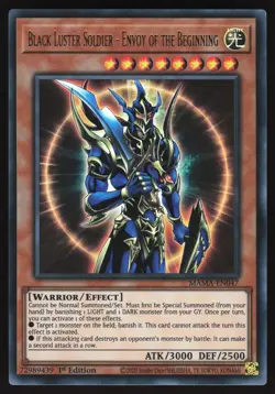 Black Luster Soldier - Envoy of the Beginning - MAMA-EN047 - Ultra Rare - Yugioh - Image 1