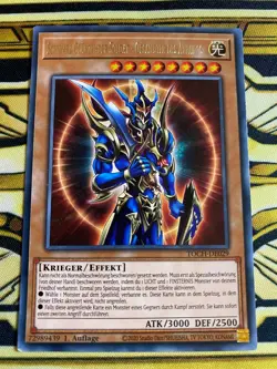 Yugioh Schwarz Glanzender Soldat Gesandter des Anfangs TOCH-DE029 Rare - Image 1