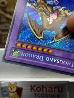 Yugioh Thousand Dragon MRD-143 Secret Rare Metal Raiders 1st Edition 2002 -NM - Image 3