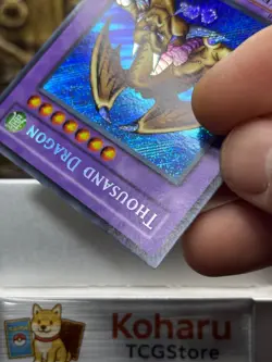 Yugioh Thousand Dragon MRD-143 Secret Rare Metal Raiders 1st Edition 2002 -NM - Image 4