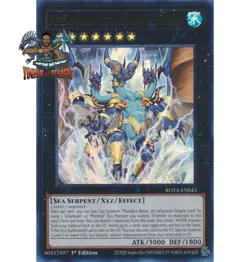 Yugioh! 1x Poseidra Abyss the Atlantean Dragon Lord ROTA-EN043 UR 1st Ed NM - Image 1