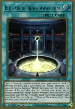 Eldlixir of Black Awakening - MGED-EN049 - Premium Gold Rare - Yugioh - Image 1
