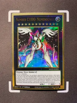 Number C1000: Numerounius - MGED-EN031 - Premium Gold Rare - Yugioh - Image 1