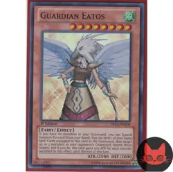 Yugioh Guardian Eatos DRLG-EN009 Super Rare 1st Edition NM - Image 1