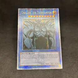 Yugioh - Obelisk the Tormentor Quarter Century Secret Rare - LC01-EN001 - NM - Image 1