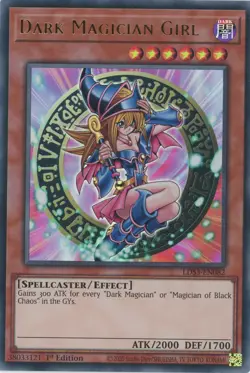 Yugioh Dark Magician Girl LDS3-EN082 Ultra Rare 1st Edition NM - Image 1