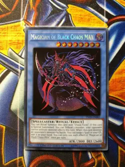 TN19-EN002 Magician of Black Chaos MAX | Lim Ed | YuGiOh Prismatic Secret Rare - Image 1