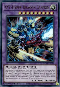 XYZ-Hyper Dragon Cannon - Ultra Rare 1st Edition MZTM-EN021 - NM - YuGiOh - Image 1