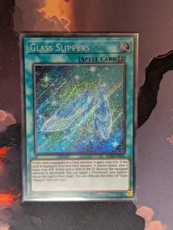 Glass Slippers - BLRR-EN011 - Secret Rare 1st Yugioh Card - Image 1