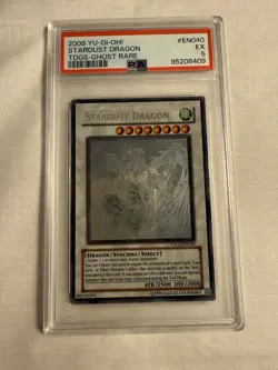 Yu-Gi-Oh! Stardust Dragon Ghost Rare Unlimited TDGS-EN040 PSA 5 EX Excellent - Image 1