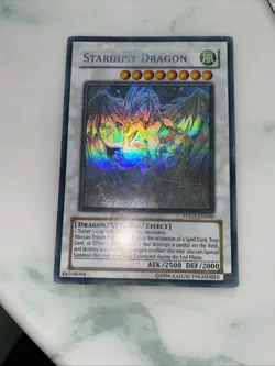 Yu-Gi-Oh! Card Stardust Dragon TDGS-EN040 Unlimited Ghost Rare 2500 2000 Holo - Image 2