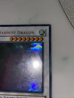 Yu-Gi-Oh! Card Stardust Dragon TDGS-EN040 Unlimited Ghost Rare 2500 2000 Holo - Image 4