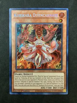 Yu-Gi-Oh TCG #POTE-EN031 Kurikara Divincarnate 1st Edition Secret Rare NM - Image 1