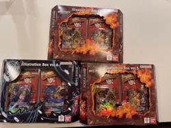 One Piece Illustration Box Vol 5 2x And One 6 Bundle Boxes. Sealed Three Boxes - Image 1