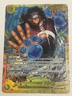 One Piece CCG - Bartholomew Kuma SEC OP12-119 Legacy of the Master - English NM - Image 1