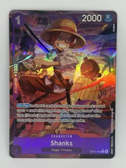 Shanks OP13-065 R Alt Art | OP13 Carrying on His Will English | One Piece TCG NM - Image 1
