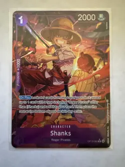 One Piece Shanks OP13-065 R Alt Art- Carrying on His Will English NM - Image 1