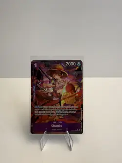 One Piece Shanks (Alt Art) OP13-065 R Carrying on His Will English - Image 1