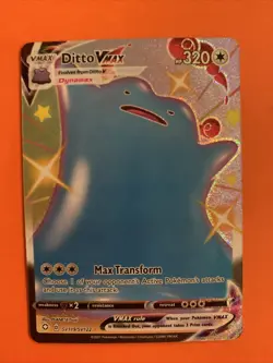 Ditto VMAX SV119/SV122 Pokemon TCG Sword & Shield Shining Fates Ultra Rare NM - Image 1