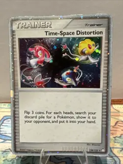 Pokemon Time-Space Distortion Holo Mysterious Treasures 124/123 Secret Rare - Image 1