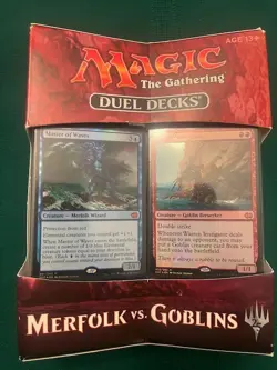 Duel Decks ~ MERFOLK vs GOBLINS MtG sealed Two 60 Card Theme Deck Magic WotC - Image 1