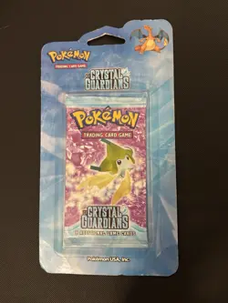 Pokemon EX Crystal Guardians Blister Booster Pack Factory Sealed Jirachi Art - Image 1