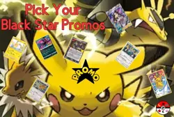 Pokemon Pick Your Black Star Promos Cosmos Holos Full Arts Pack Fresh Ships Fast - Image 1
