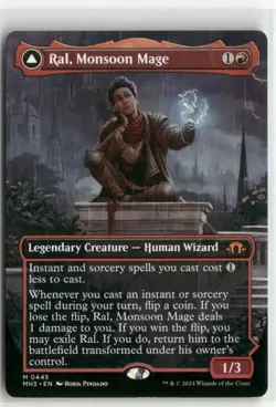 Ral, Monsoon Mage Borderless Modern Horizons 3 MTG NM - Image 1