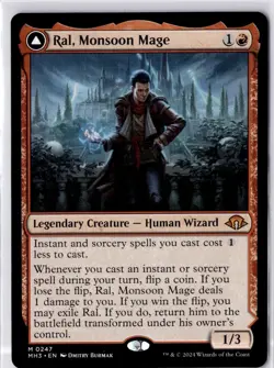 Ral, Monsoon Mage Modern Horizons 3 Regular NM M 0247 - Image 1