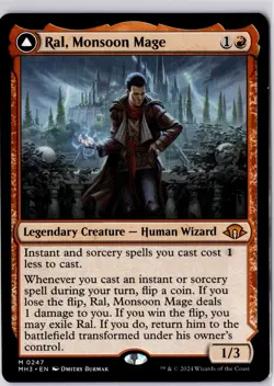 Ral, Monsoon Mage Modern Horizons 3 Regular NM Mythic 0247 - Image 1
