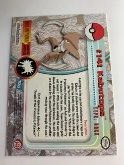 2000 Topps Pokemon #141 Kabutops (C) TV Animation Series 3 FREE COMBINED SHIP - Image 2