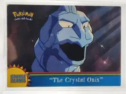 Pokemon Topps The Crystal Onix 2000 Orange Islands - Image 1