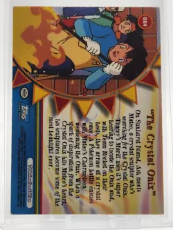 Pokemon Topps The Crystal Onix 2000 Orange Islands - Image 2