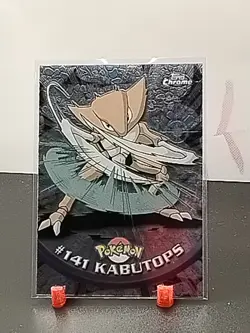 2000 TOPPS CHROME POKEMON TV KABUTOPS #141 - Image 1