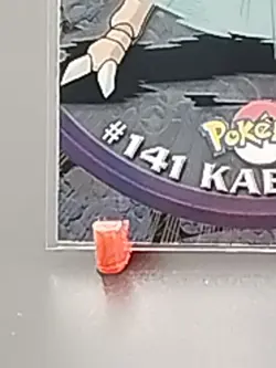 2000 TOPPS CHROME POKEMON TV KABUTOPS #141 - Image 4