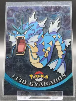 Topps Pokemon - Gyarados #130 - Topps Series 3 - Silver Holo Foil - Blue Logo - Image 1