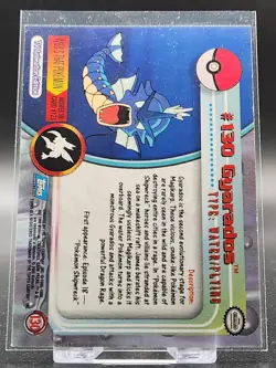 Topps Pokemon - Gyarados #130 - Topps Series 3 - Silver Holo Foil - Blue Logo - Image 2