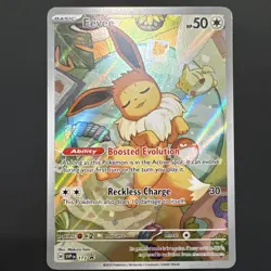 Pokemon TCG Eevee 173 Sv: Scarlet & Violet Black Star Promo Cards Full Art Holo - Image 1