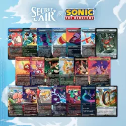 SONIC COMPLETE SET MAGIC THE GATHERING SECRET LAIR. WITH BONUS CARDS! - Image 1