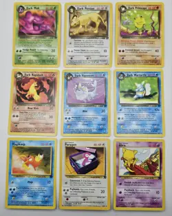 Pokemon Team Rocket COMPLETE SET Uncommon/Common Vintage WOTC 48 Card Lot LP-NM - Image 2
