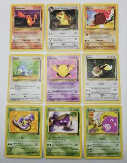 Pokemon Team Rocket COMPLETE SET Uncommon/Common Vintage WOTC 48 Card Lot LP-NM - Image 3