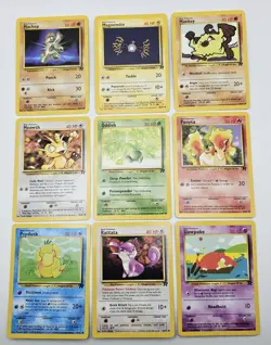 Pokemon Team Rocket COMPLETE SET Uncommon/Common Vintage WOTC 48 Card Lot LP-NM - Image 4