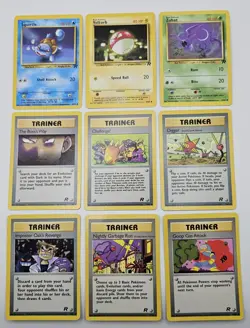 Pokemon Team Rocket COMPLETE SET Uncommon/Common Vintage WOTC 48 Card Lot LP-NM - Image 5