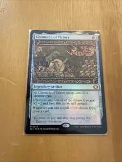 Chronicle of Victory - Lorwyn Eclipsed (ECL) Foil NM MTG Magic Card #253 - Image 1