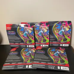 Pokemon TCG Lot of 5 Mega Evolution Phantasmal Flames 3 Pack Blister - Image 2