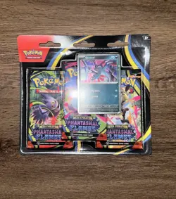 Pokemon TCG: Mega Evolution Phantasmal Flames 3 Booster Pack Blister Sneasel NEW - Image 1