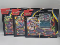 Pokemon TCG Mega Evolution Phantasmal Flames 3 Booster Blister Pack ×3 - Image 1