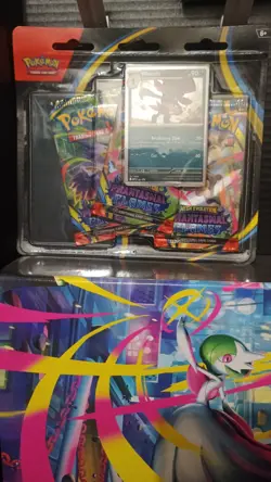 Pokemon TCG Mega Evolution Phantasmal Flames 3-Pack Blister SEALED X1 - Image 1
